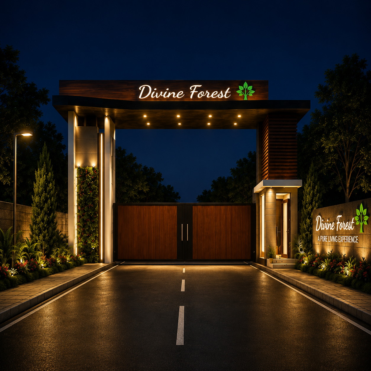 Divine Forest Gated Entrance